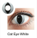 Crazy Colors cat eye white