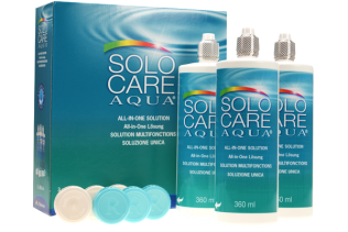 Solocare Aqua. Confezione semestrale (3x360 ml)